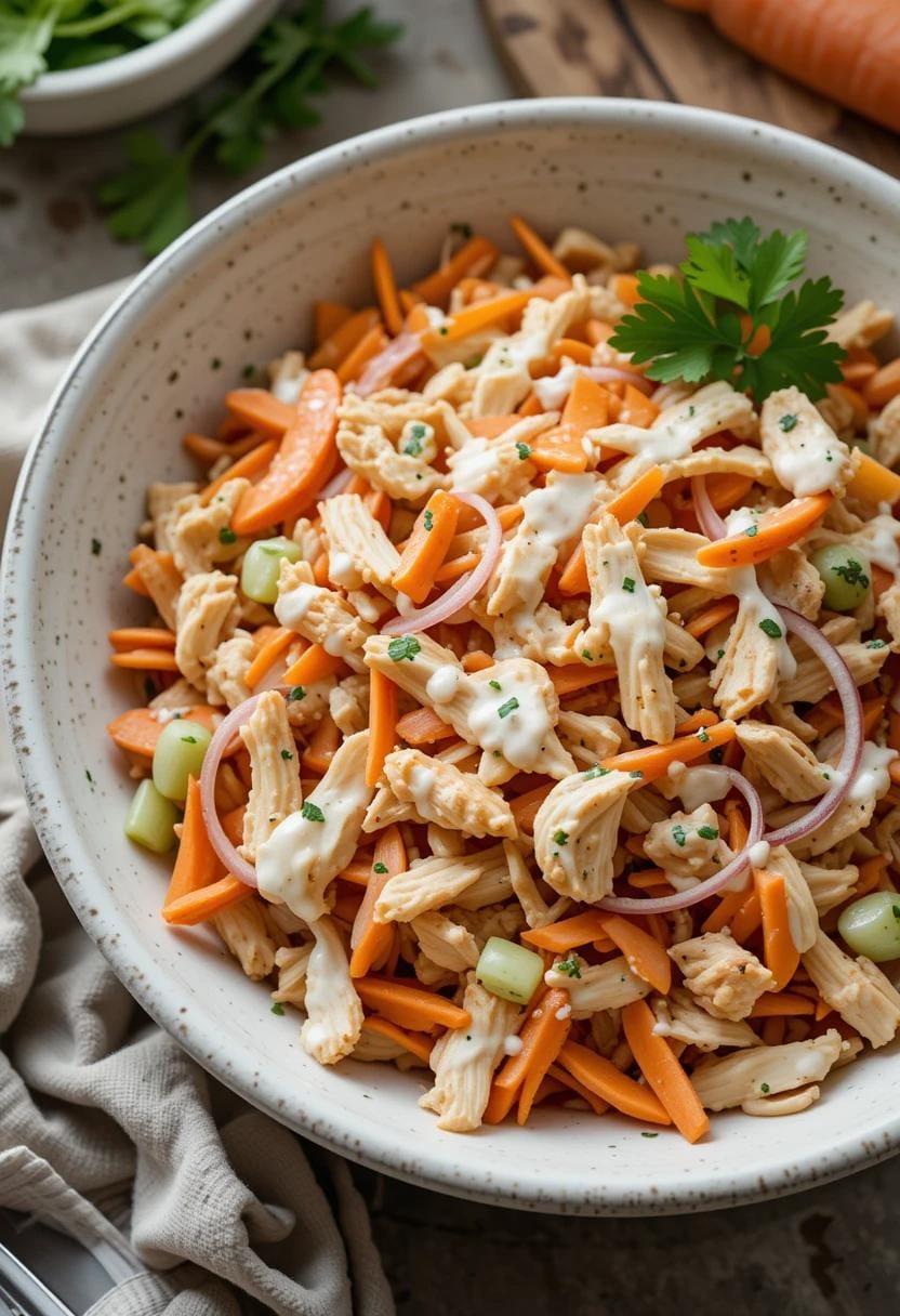 Chicken Carrot Salad Recipe Ready in just minutes