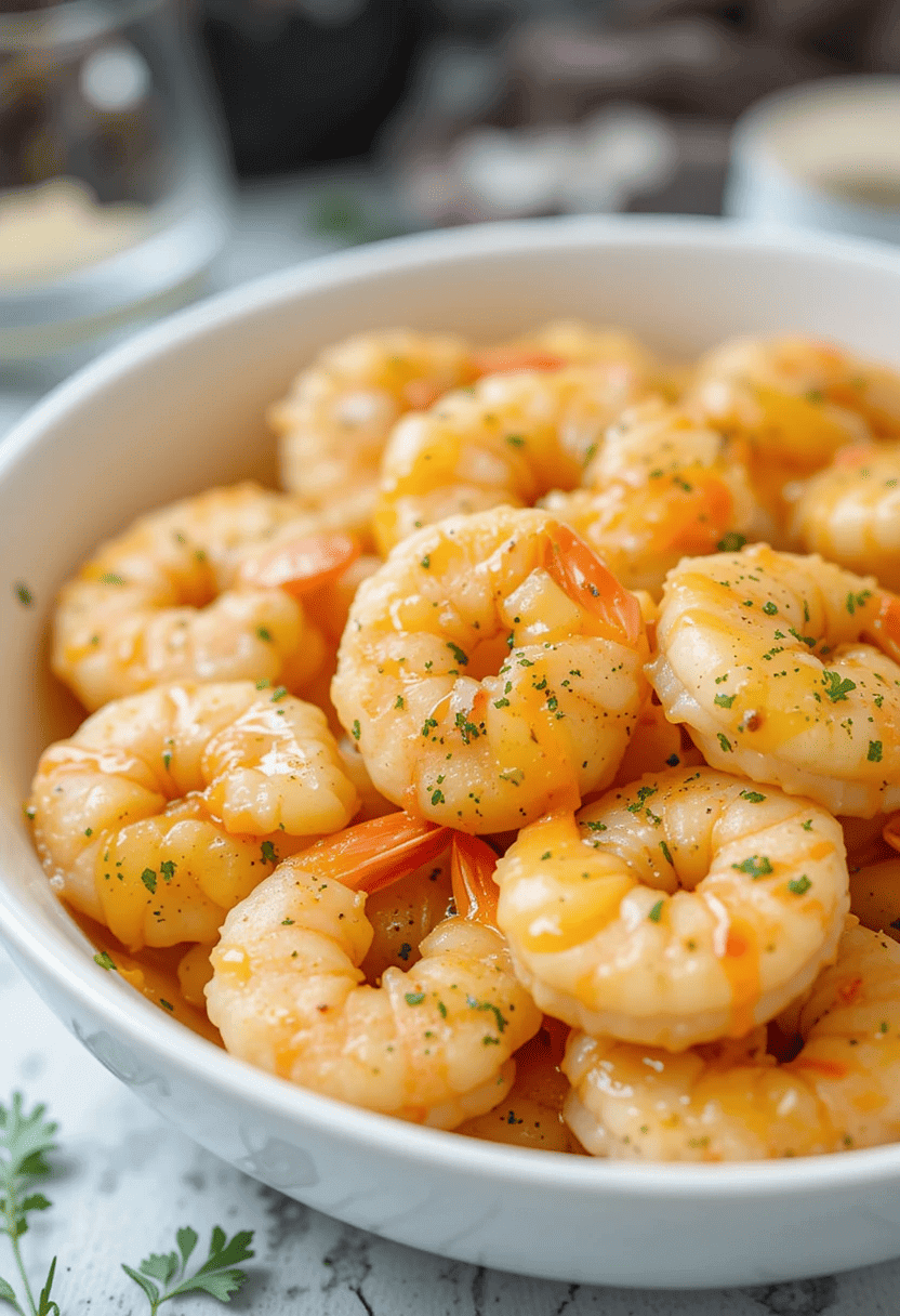 Air Fryer Garlic Butter Shrimp