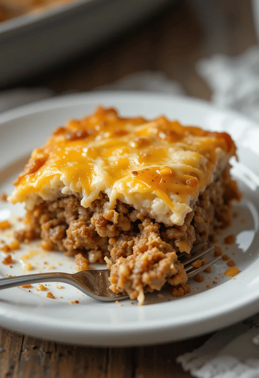Cheesy Loaded Meatloaf Casserole