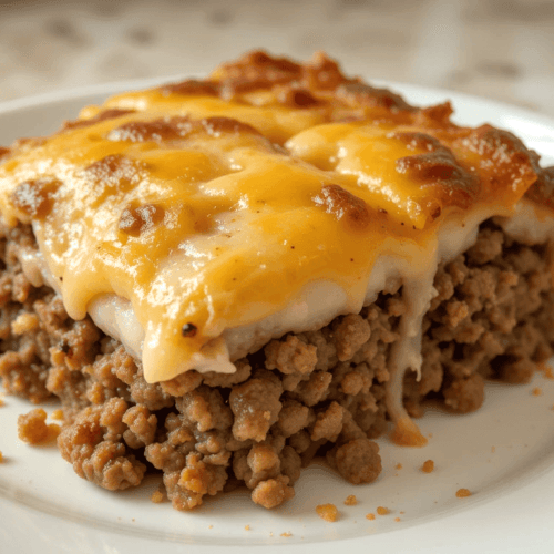 Cheesy Loaded Meatloaf Casserole