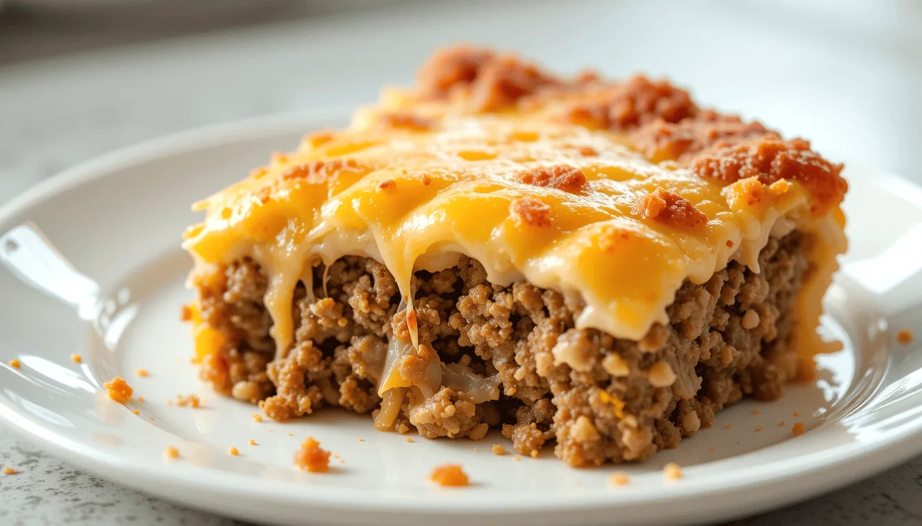 Cheesy Loaded Meatloaf Casserole