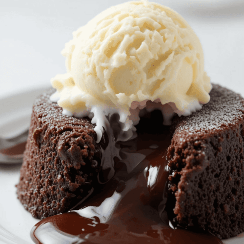 Chocolate Lava Cake with a rich molten center