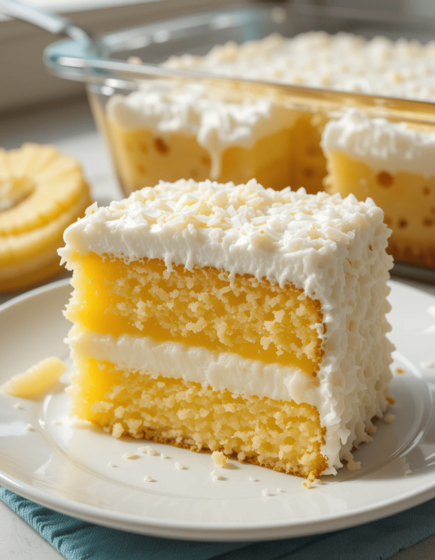 Hawaiian Pineapple Cake Recipe