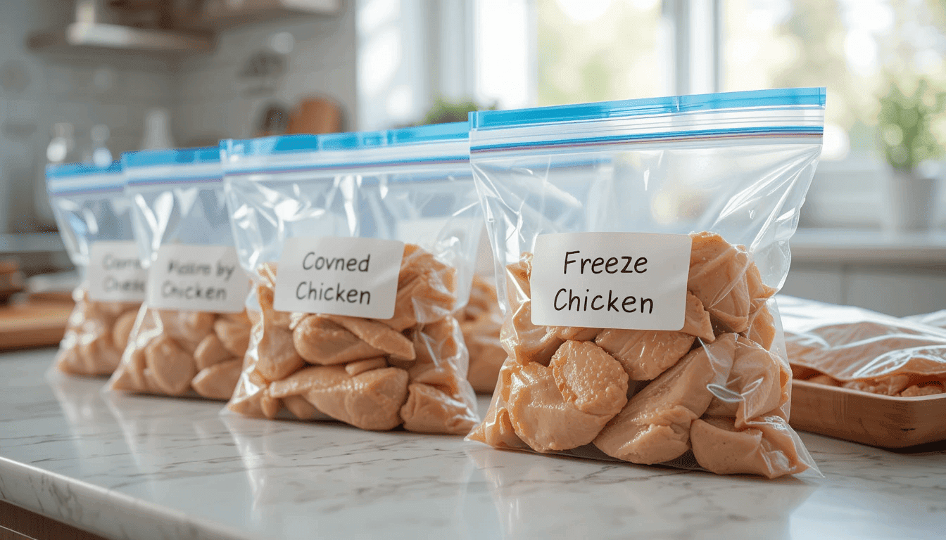 How to properly store cooked chicken