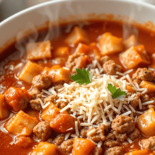 Easy Lasagna Soup Recipe