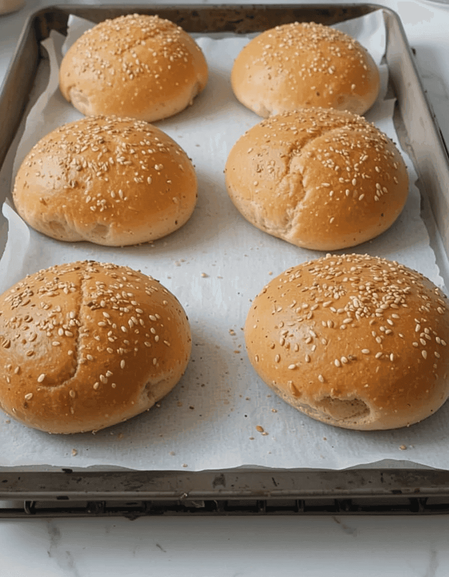 sourdough hamburger buns