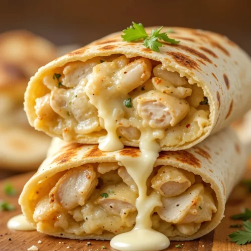 Cheesy Chicken Wraps Recipes