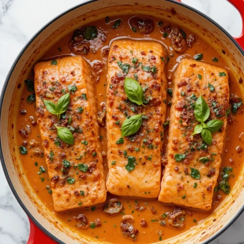 Creamy Marry Me Salmon recipe