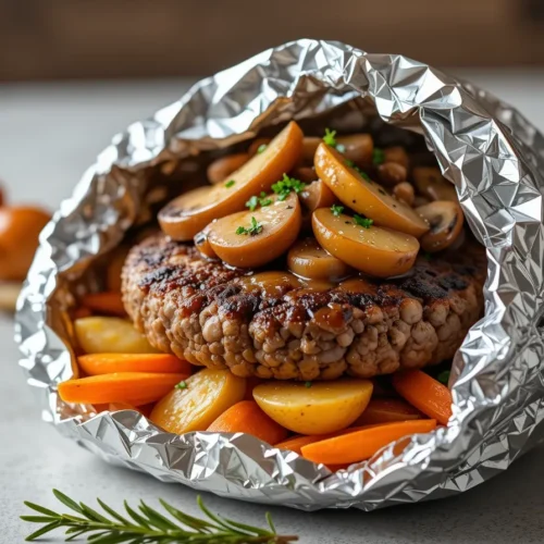 Hobo Dinner Foil Packets, you get a hearty, no-mess meal in minutes