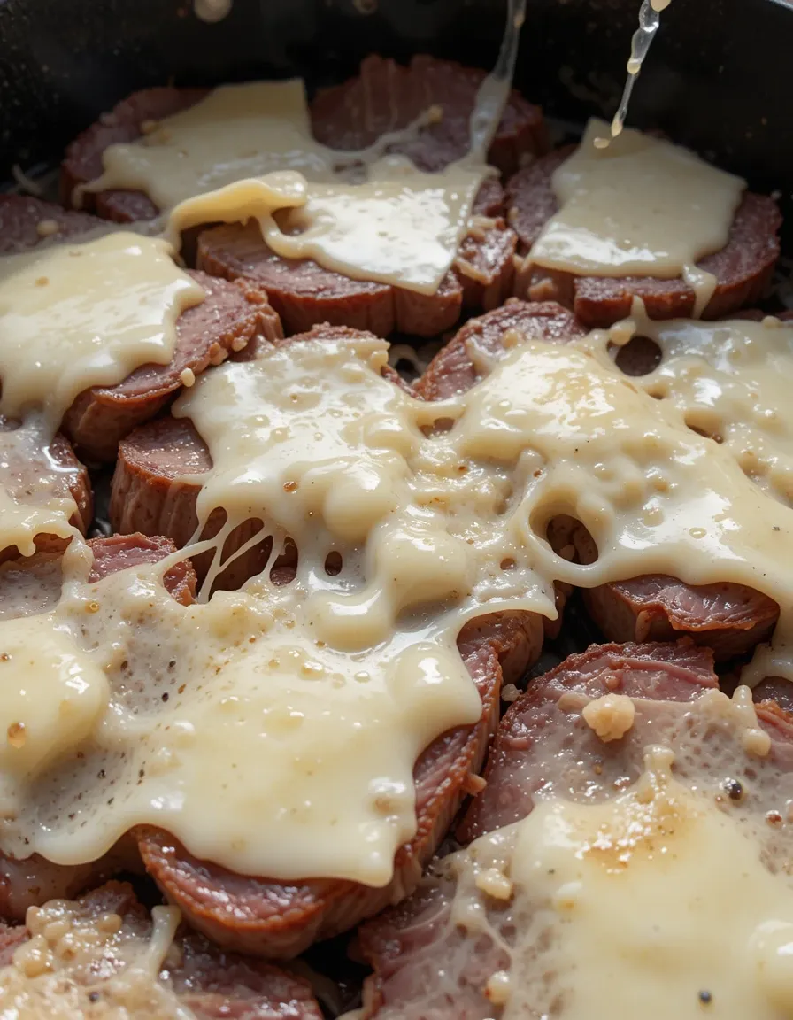 Juicy Philly Cheesesteak Recipe with melted cheese, toasted hoagie, and tender steak, served alongside crispy fries.