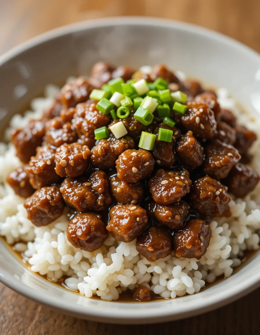 Korean Ground Beef recipe is ready in minutes and packed with rich, satisfying flavors