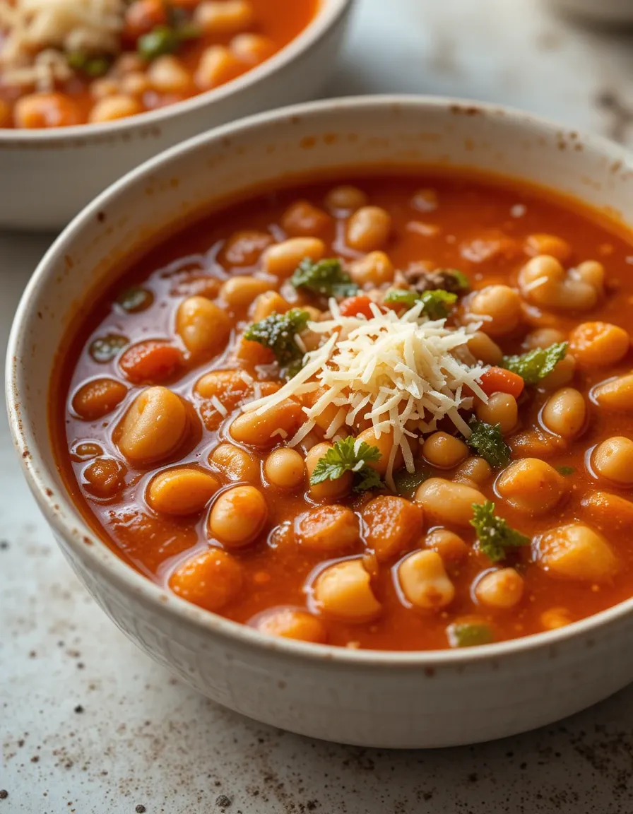 Classic Minestrone Soup Recipe is packed with fresh veggies, beans, and pasta for a filling, wholesome bowl.