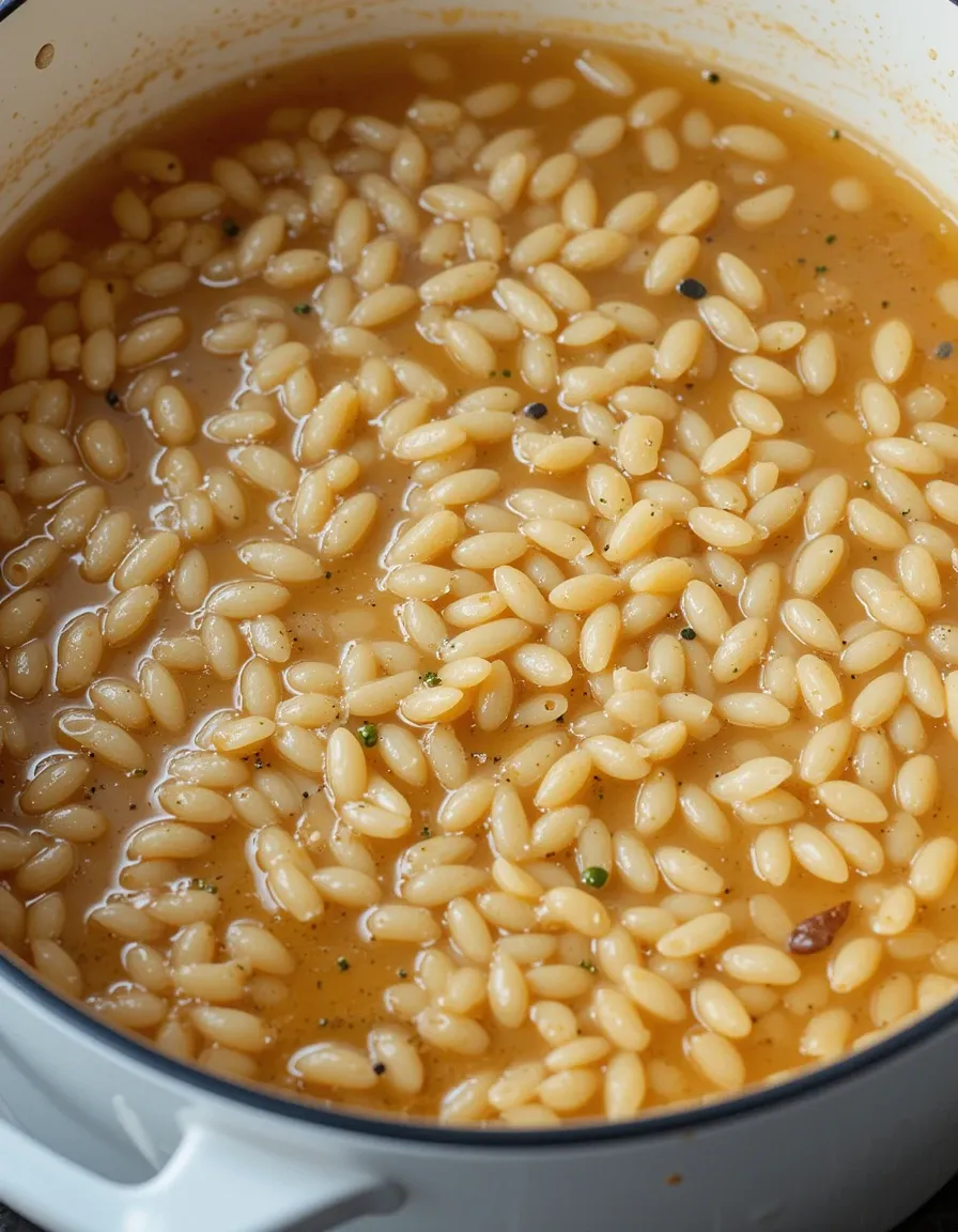 One Pot Chicken Orzo Recipe – High Protein & Delicious