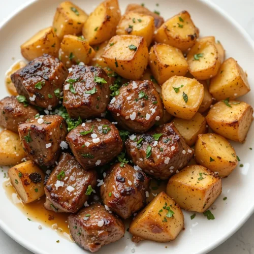 The Ultimate Slow Cooker Garlic Butter Beef Bites And Potatoes Recipe