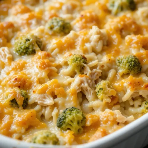 his creamy, cheesy dish is easier than Cheddars Broccoli Rice Casserole and just as delicious