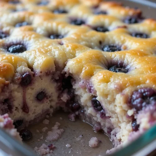 Blueberry Cream Cheese Breakfast Bake