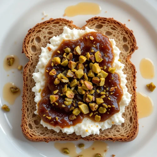 Cottage Cheese Honey Toast