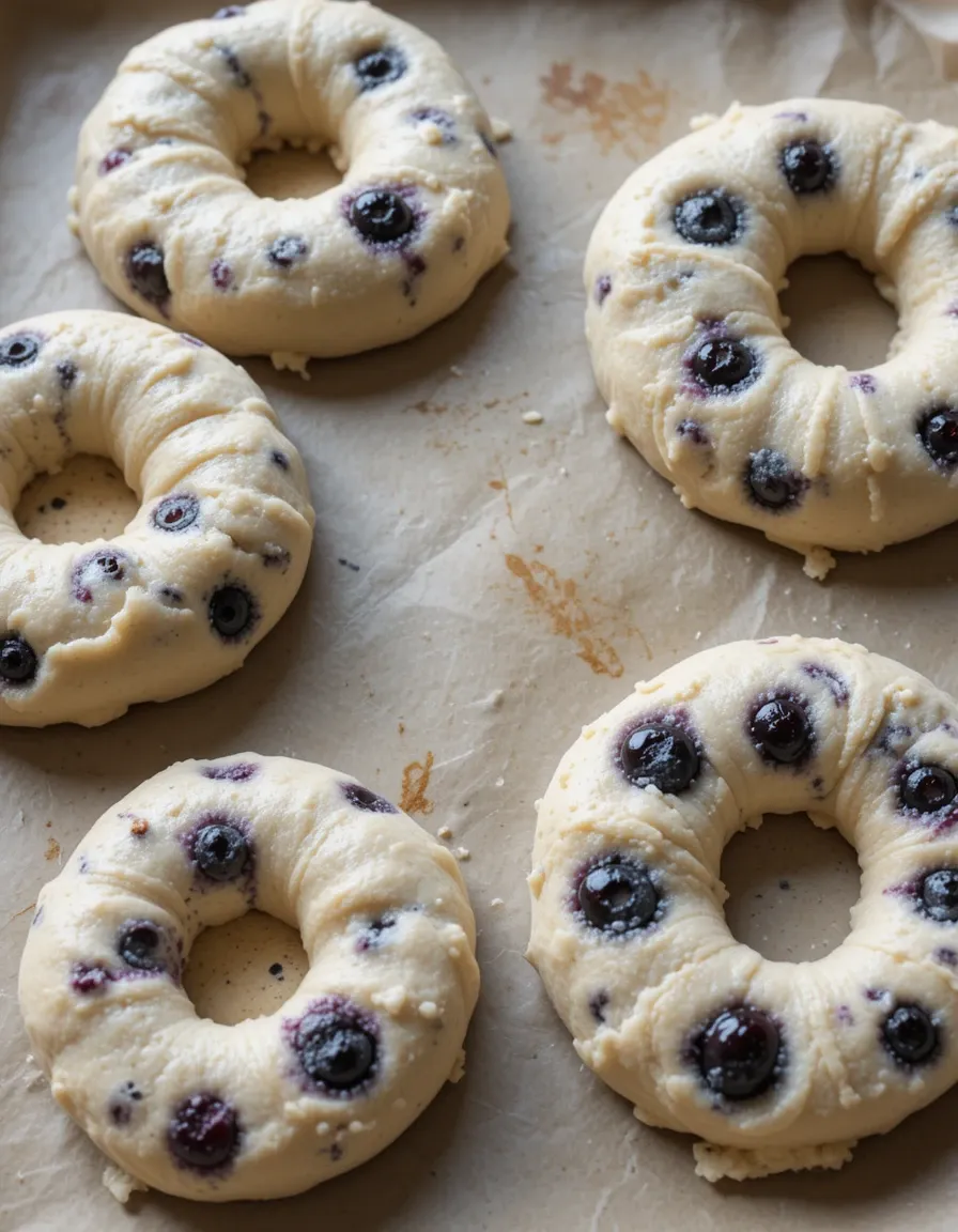 Keto Blueberry Bagels