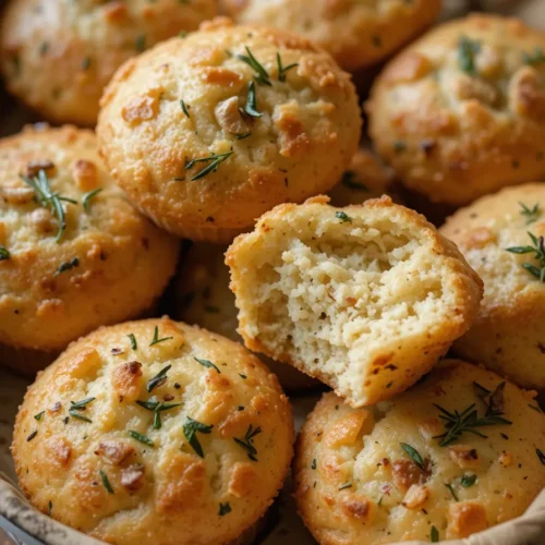 Rosemary Focaccia Muffins