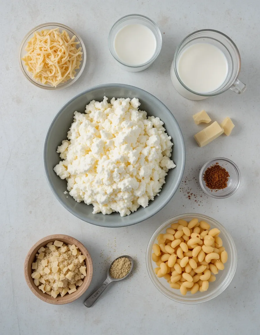 ingredients Cottage Cheese Pasta
